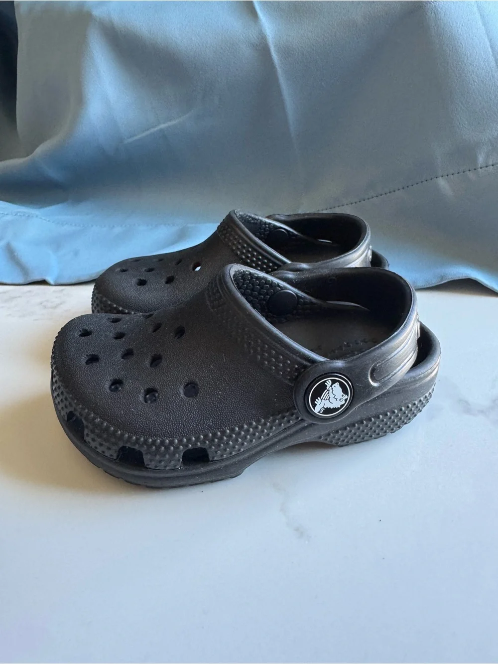 Black Crocs for toddler size C6